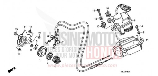 MOTORE SERVO CBR600RAA di 2010